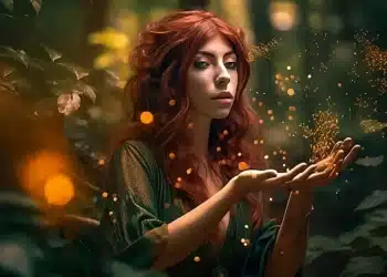 Žena v magickém pralese