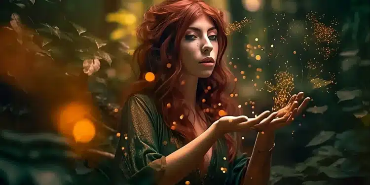 Žena v magickém pralese