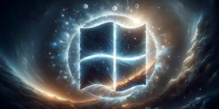 Vesmírné logo Windows
