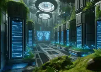 DALL-E 3: Datové centrum