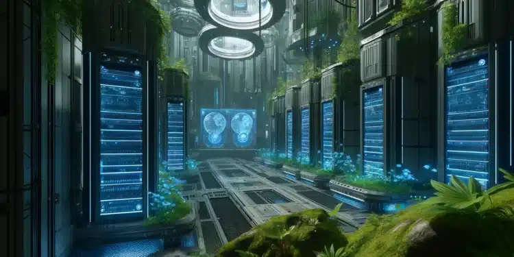 DALL-E 3: Datové centrum