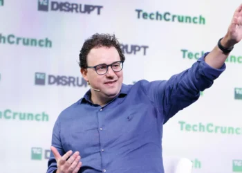 Dario Amodei na TechCrunch Disrupt 2023