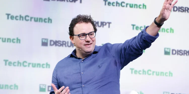 Dario Amodei na TechCrunch Disrupt 2023