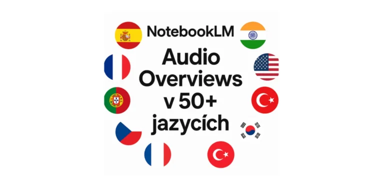 NotebookLM v 50+ jazycích