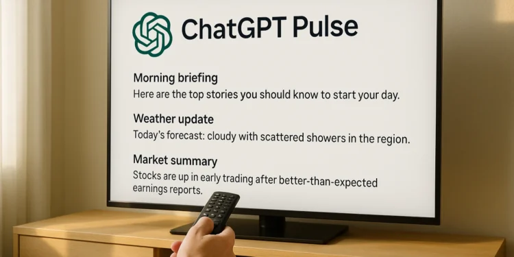 ChatGPT Pulse vaše ranní zprávy na míru