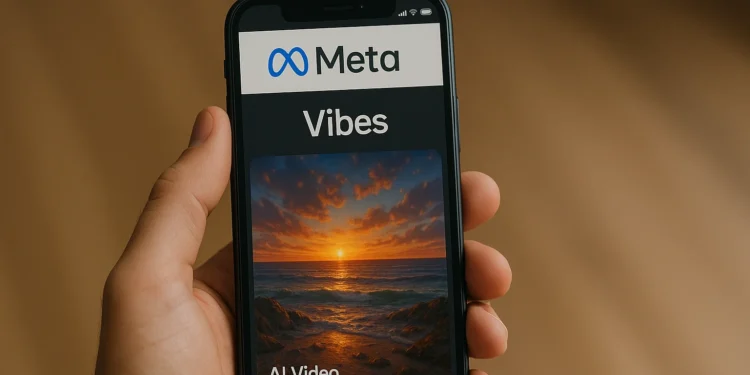 Meta spouští Vibes AI videa pro nové zisky