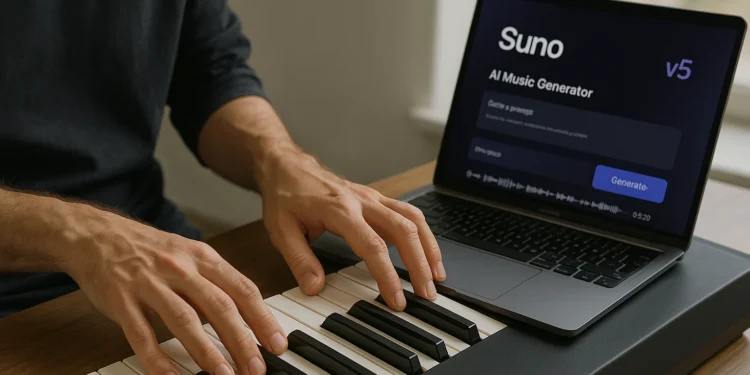 Suno v5 přináší zvuk nerozeznatelný od studiové nahrávky