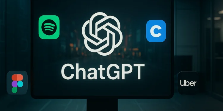 ChatGPT přináší aplikace přímo do konverzací