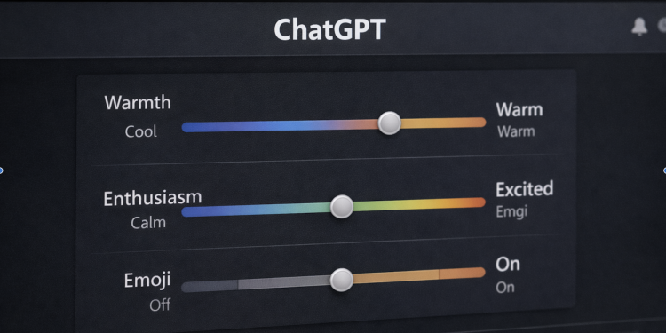 ChatGPT získává ovladače osobnosti a tónu odpovědí