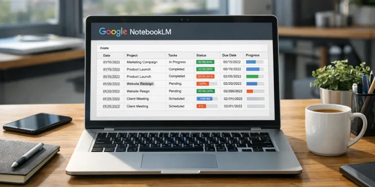 NotebookLM od Googlu má novou funkci – seznamte se s tabulkami