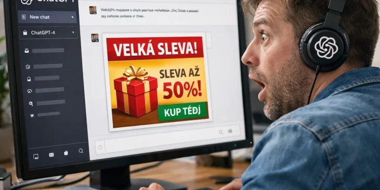 ChatGPT zavádí reklamy. Konec éry bez inzerce