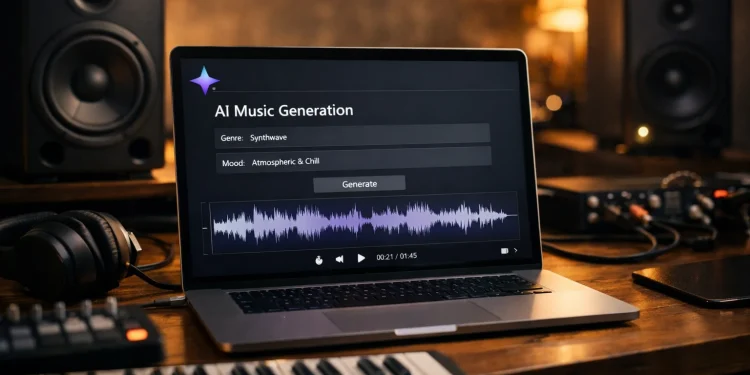 Google Gemini nově generuje AI hudbu