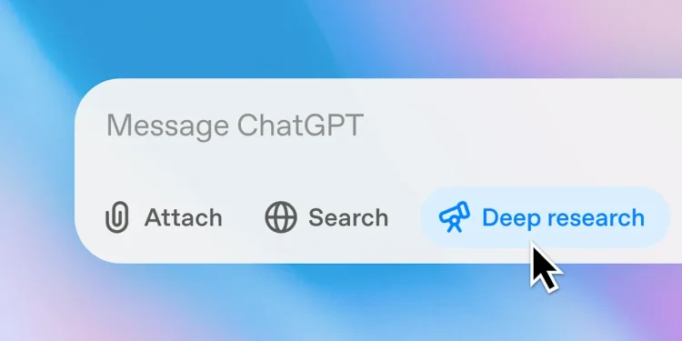 OpenAI mění Deep Research v ChatGPT